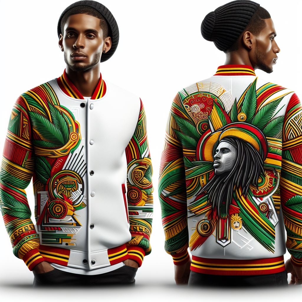 RASTA VARSITY JACKET
