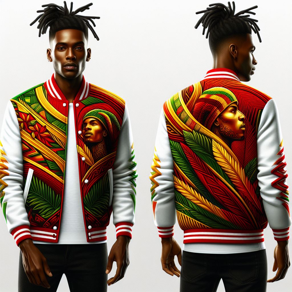 RASTA VARSITY JACKET