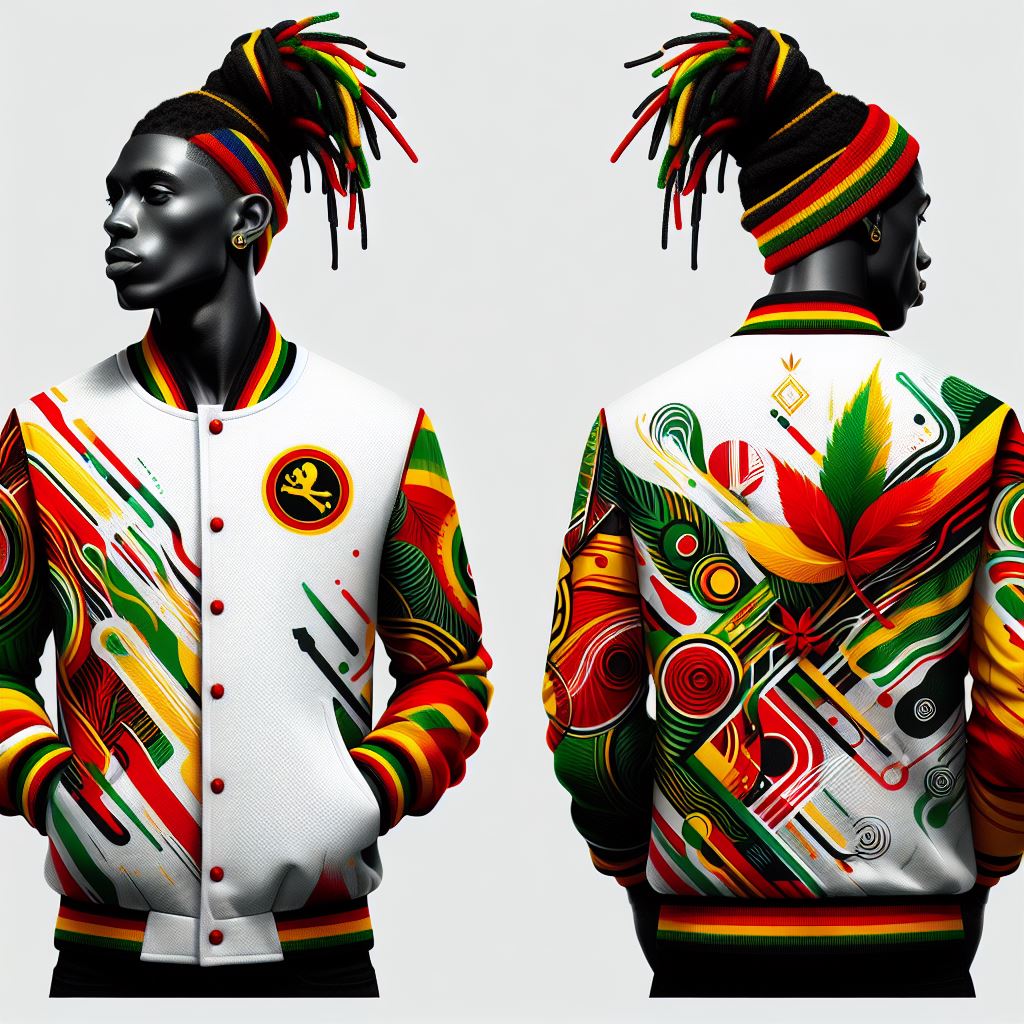 RASTA VARSITY JACKET