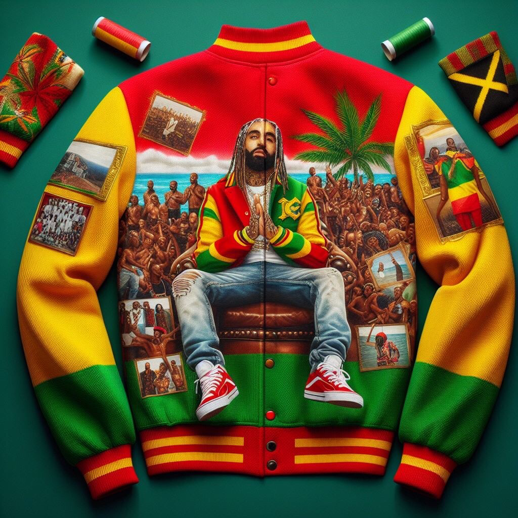 RASTA VARSITY JACKET