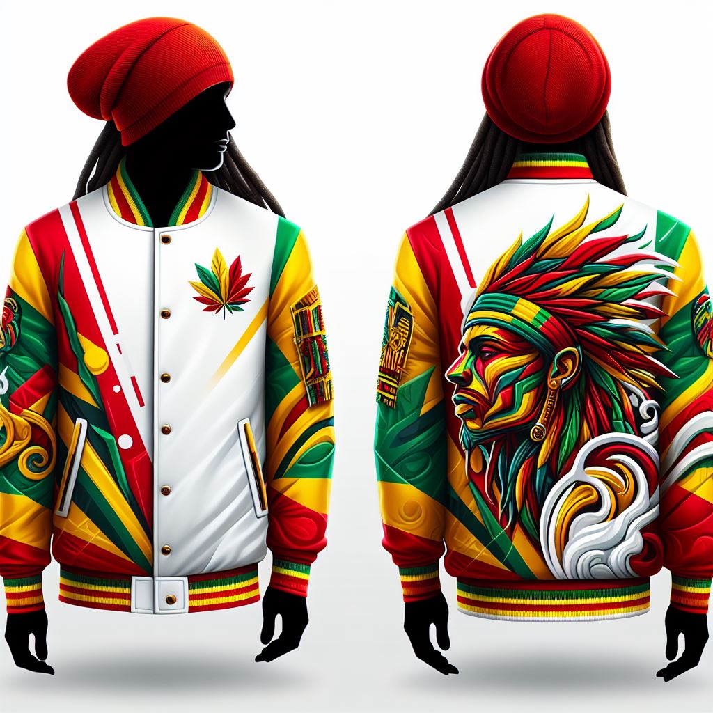 RASTA VARSITY JACKET