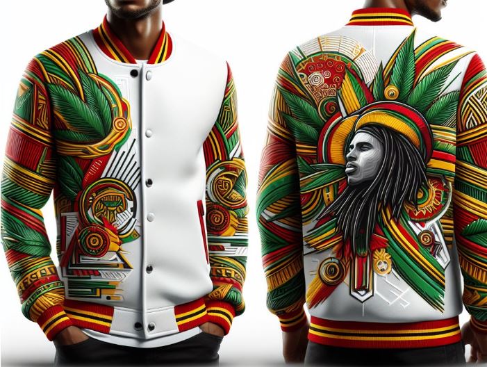 RASTA VARSITY JACKET