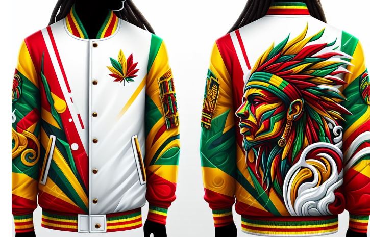 RASTA VARSITY JACKET