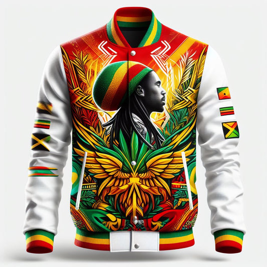 RASTA VARSITY JACKET