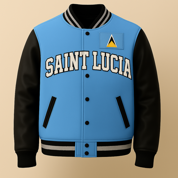 Saint Lucia Varsity Jacket